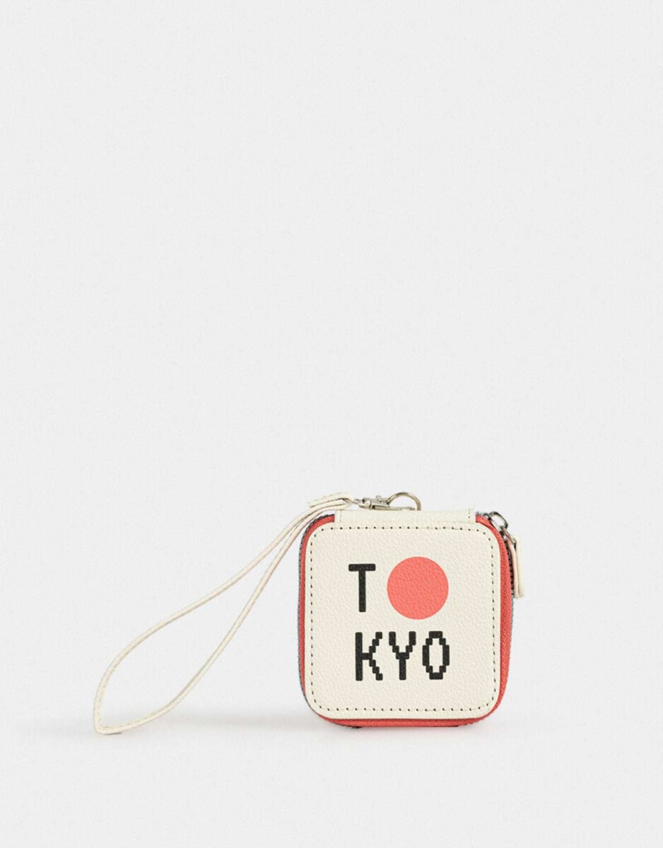 Monedero Tokio - Blanco Crudo 