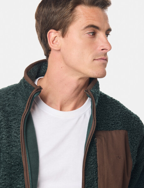 CAMPERA CORDERITO Verde