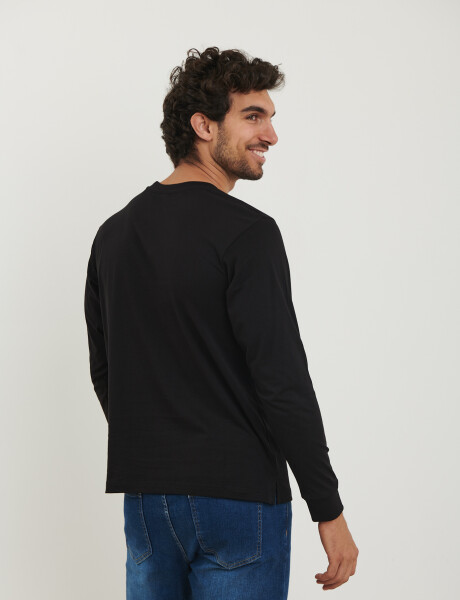 520682 T-SHIRT HARRINGTON LABEL Negro