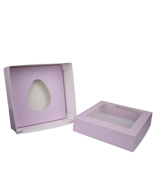 Caja flexi 51 20x20x9,5 c/visor. LILA