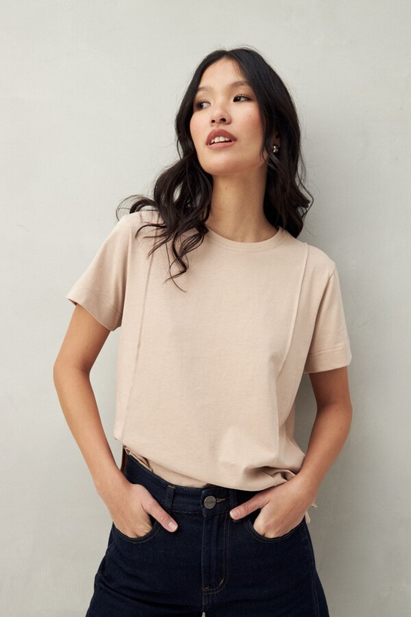 REMERA PADELLA Beige