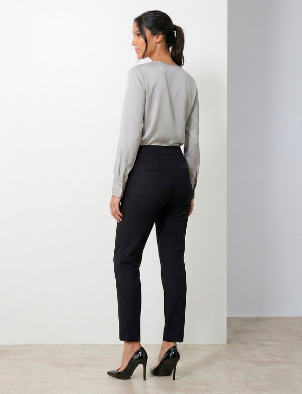 Pantalon Slim NEGRO