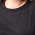 Remera Bordado Negro