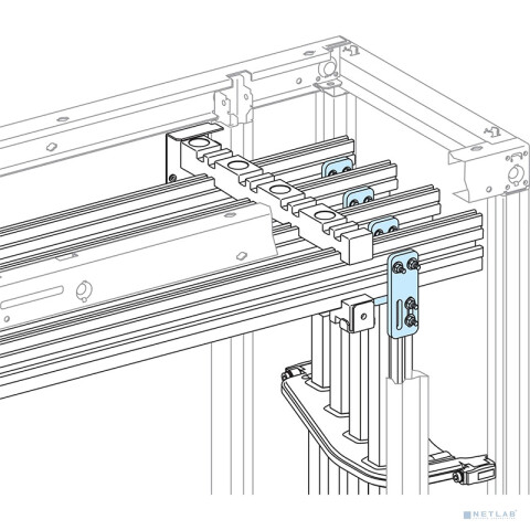 Soporte inferior p/barra distrib. vertical 1600A MG1879