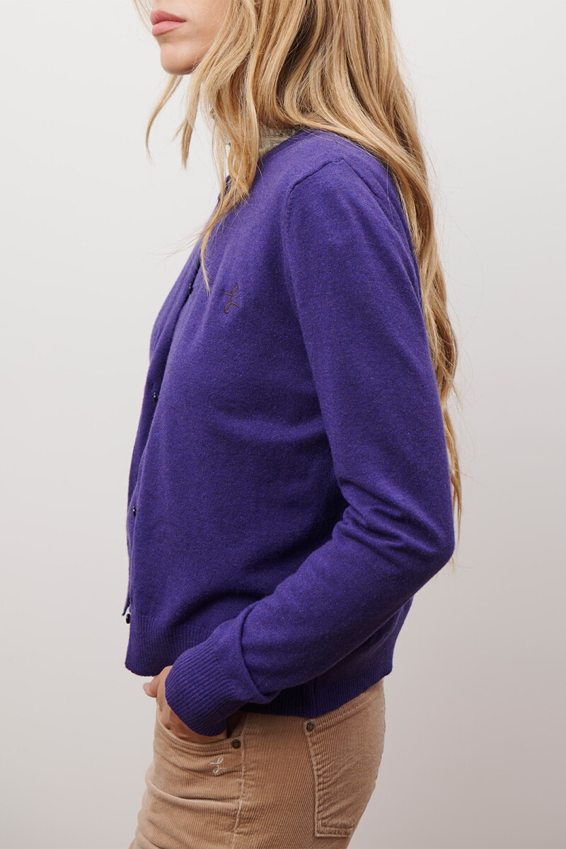 CARDIGAN TWIN PURPURA