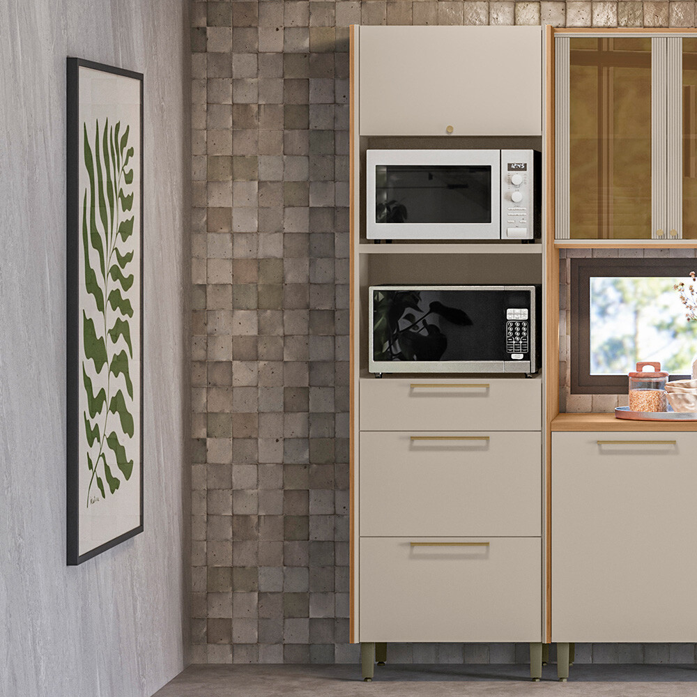 MUEBLE TORREO MODELO ATENA PARA HORNO Y MICROONDAS Mueble Torreo Modelo Atena Para Horno Y Microondas