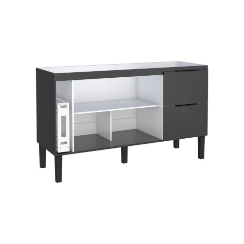 Mueble bajo mesada cocina Cisne 150cm negro Cozimax Mueble Bajo Mesada Cocina Cisne 150cm Negro Cozimax