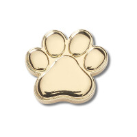 Jibbitz™ Charm Gold Dog Paw Multicolor