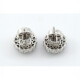 Caravanas Oro Blanco 18K Con Brillantes Caravanas Oro Blanco 18K Con Brillantes