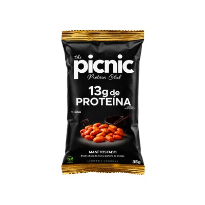 Maní Tostado con Soja +13 Proteína 35g Picnic Mani Tostado Soja 35g Picnic