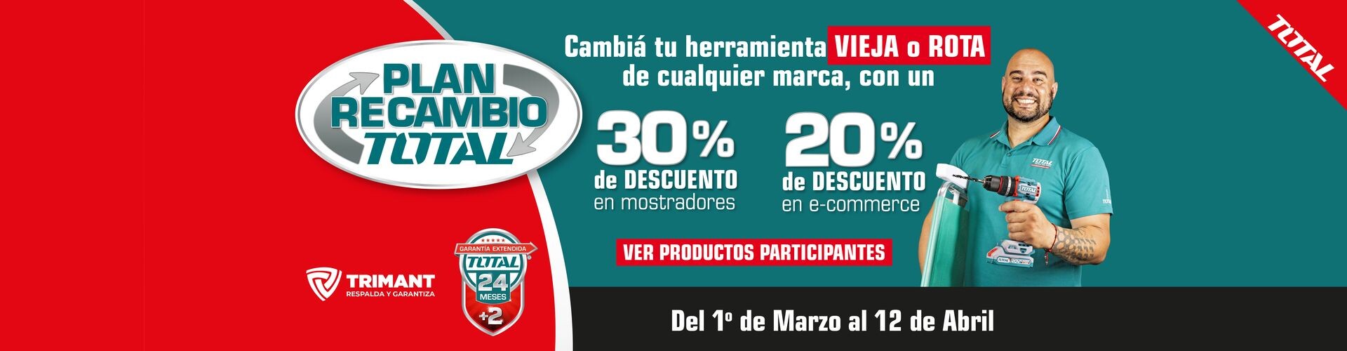 Plan Recambio Herramientas Total