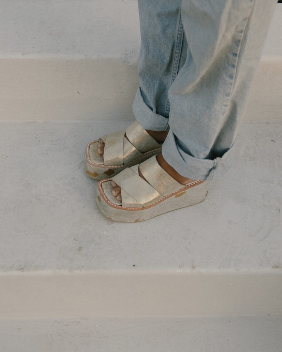Sandalias Córcega Oro Macchiato 