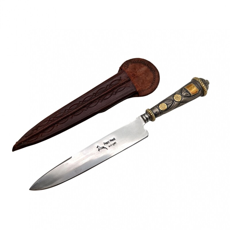 CUCHILLO CRIOLLO PLATA Y ORO 01 cccrpo01