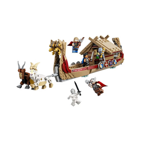 Lego Thor Love and Thunder - Goat Boat 564 PCS Lego Thor Love and Thunder - Goat Boat 564 PCS