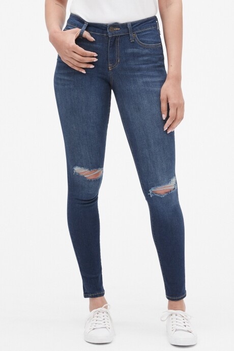 Jean Legging Sculpt Mujer Medium Indigo 5