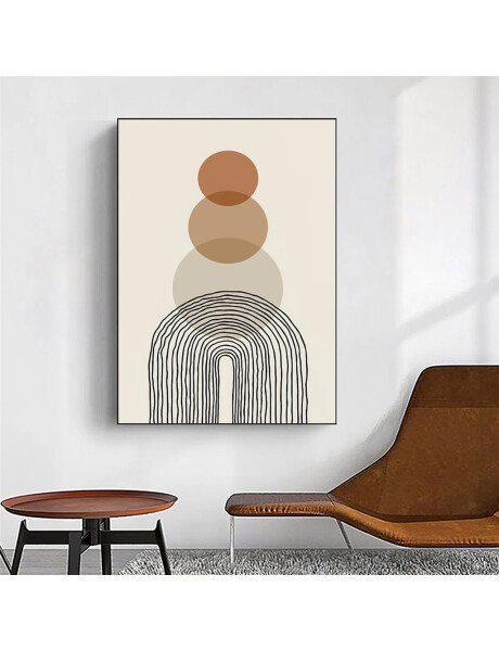 CUADRO CANVAS 40x50cm MARCO PIRAMIDE CIRCULOS CUADRO CANVAS 40x50cm MARCO PIRAMIDE CIRCULOS