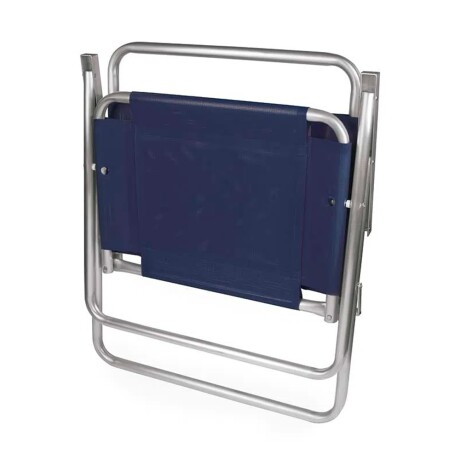 Reposera Silla Alta Plegable en Aluminio Mor Oversize Azul Marino