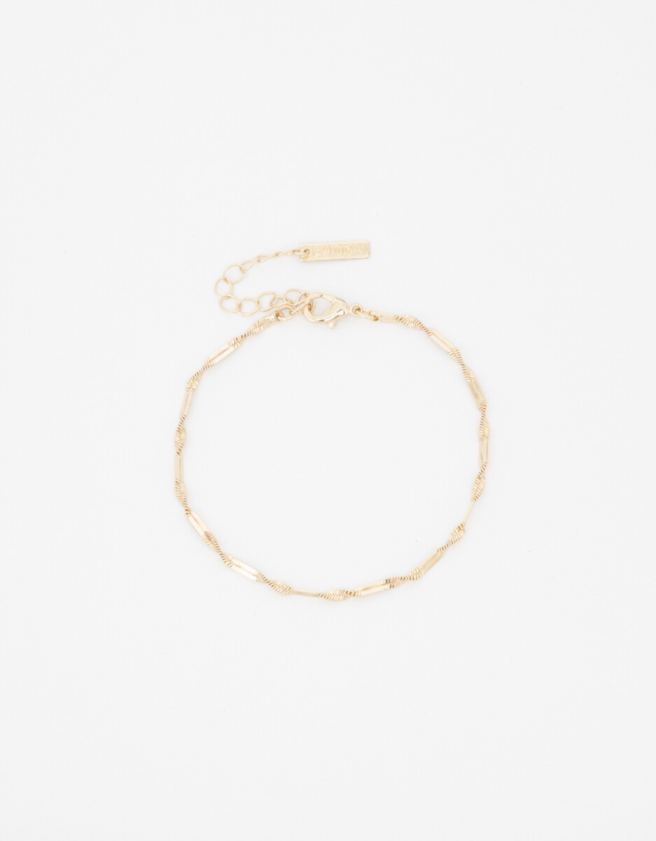 Pulsera Flexible Metal Torzada 