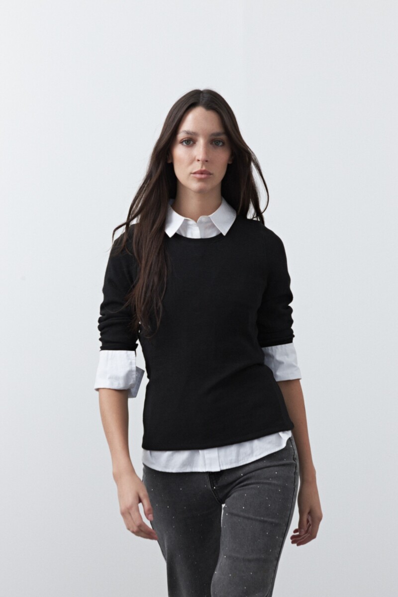REMERA LUNS - Negro 