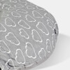ALMOHADA GRIS C/DIS 52X40CM Unica