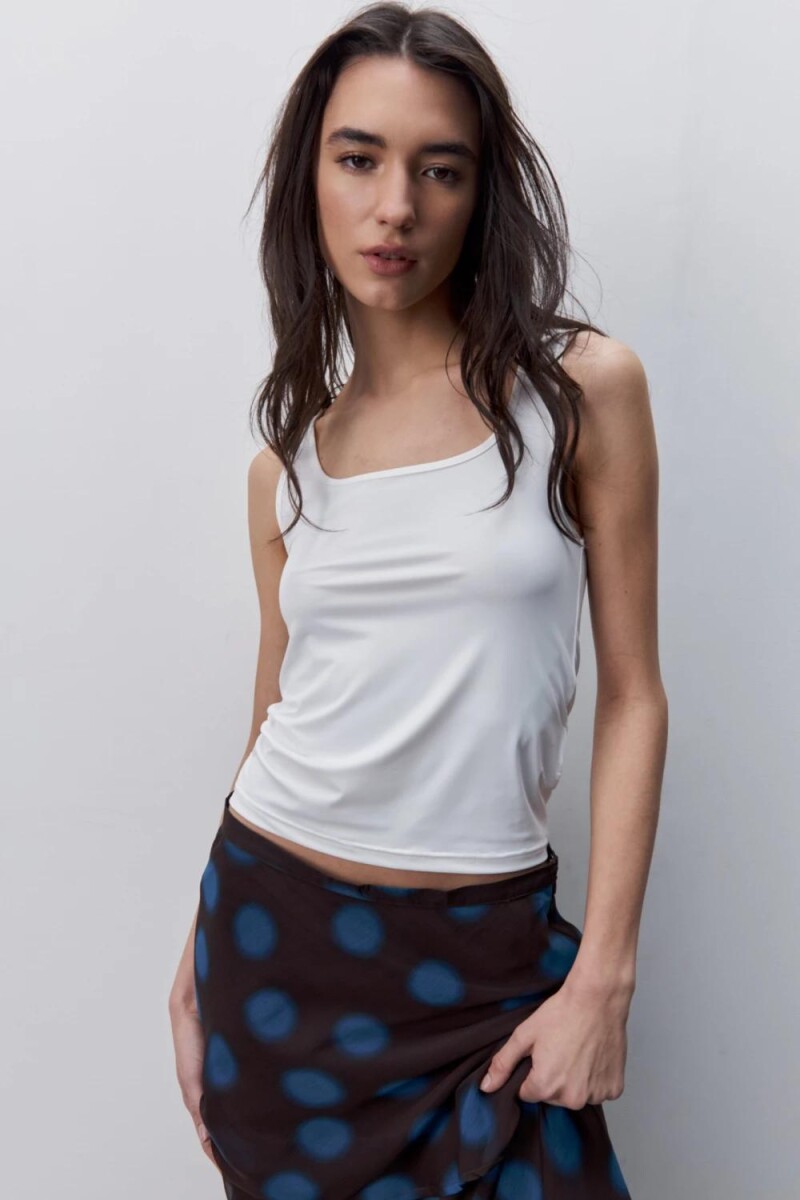 MUSCULOSA D.CASSIN MISTIC BAS - BLANCO 