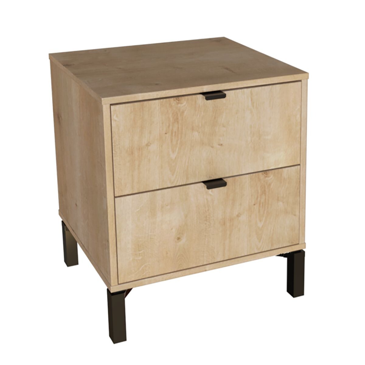 Mesa De Luz Marden 2c Blanco - MARRON 
