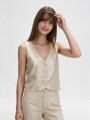 Chaleco Xino Beige Claro
