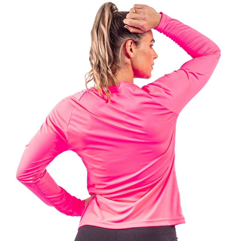 Remera Mujer Proteccion Uv50+ Poker Rosado