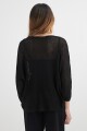 Sweater calado NEGRO