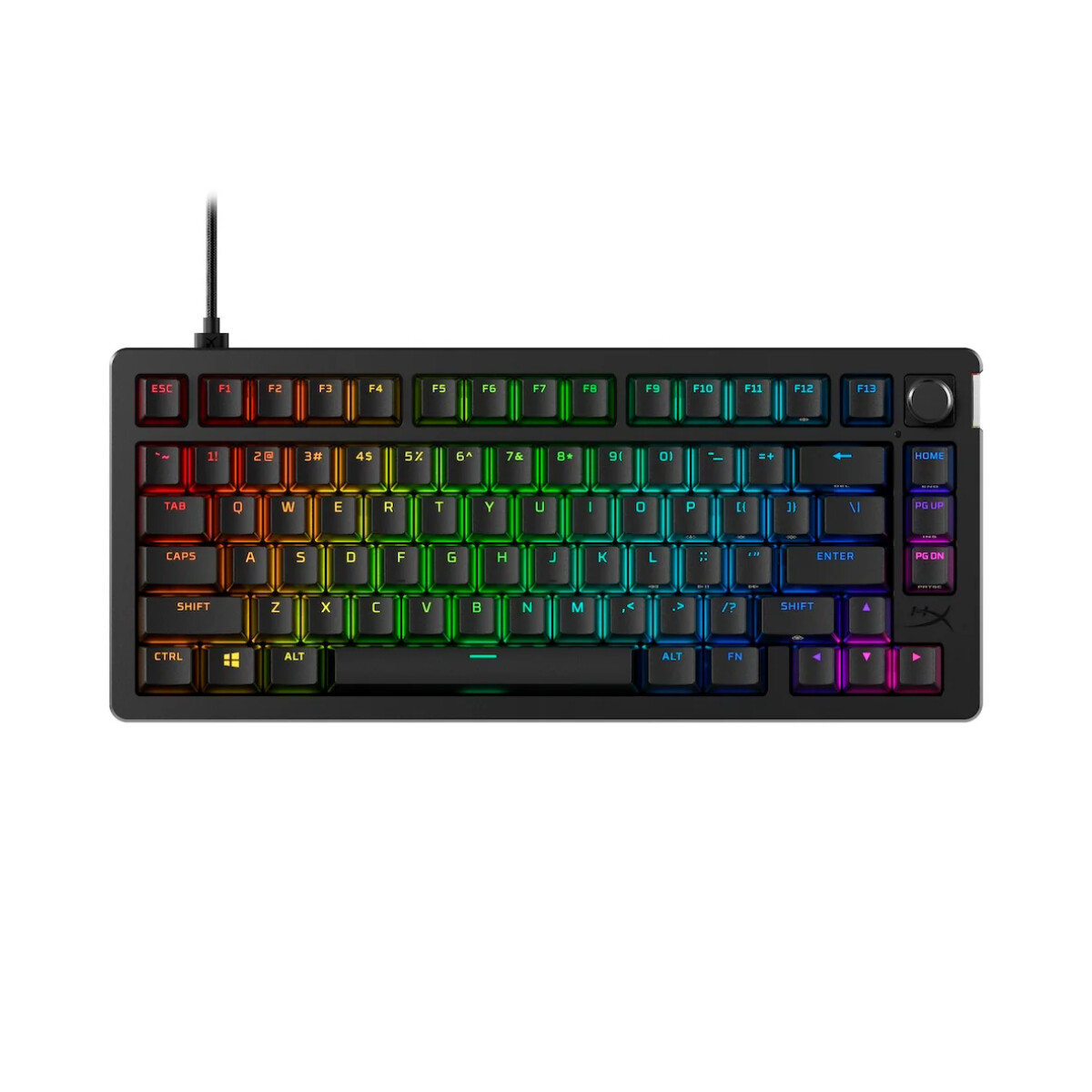 Teclado Inalámbrico Gamer HyperX Alloy Rise 75 Mecánico RGB 