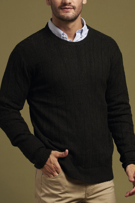 SWEATER JUNIN POLANCO Negro