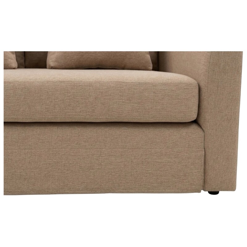 SOFA 3 PUESTOS- CLASSIC SIX CON FLECOS- BEIGE(CD) Unica