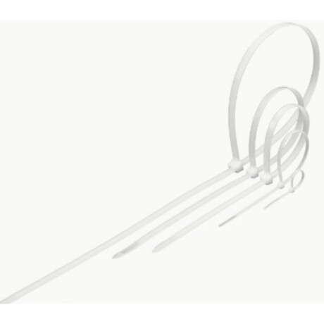 PRECINTO PLASTICO BLANCO DE 36 X 250 MM 100U Sin color