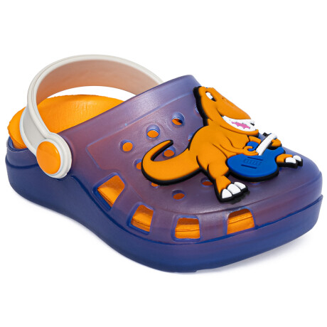 Clogs Dino Pimpolho Azul Clogs Dino Pimpolho Azul
