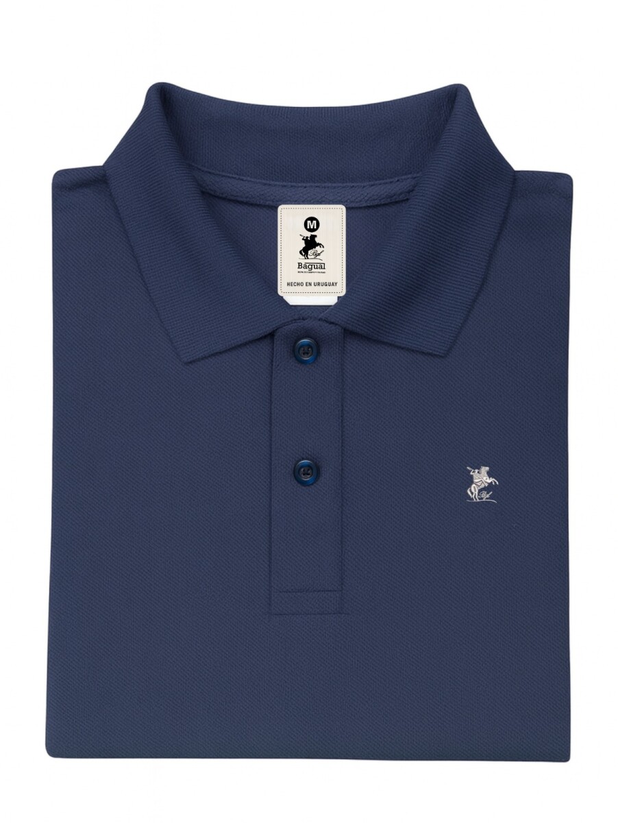 Remera pique de dama - Azul 