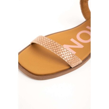 Sandalia Texturada Beige