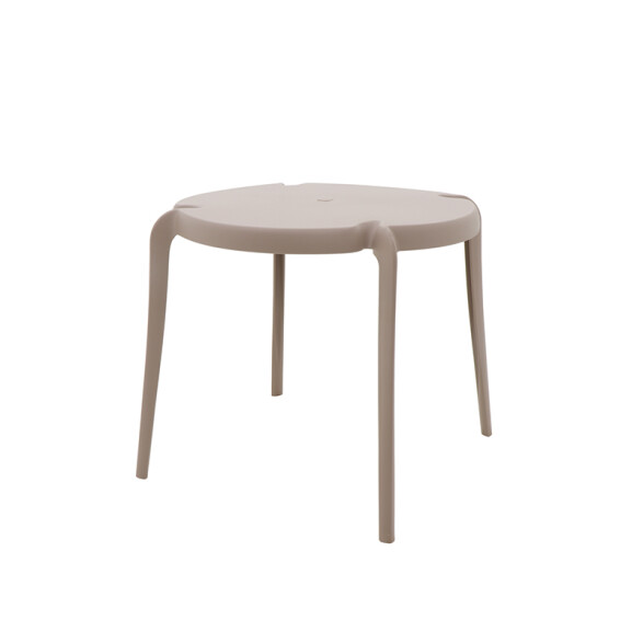 Mesa redonda "CLARICE" beige -TRAMONTINA TD0853