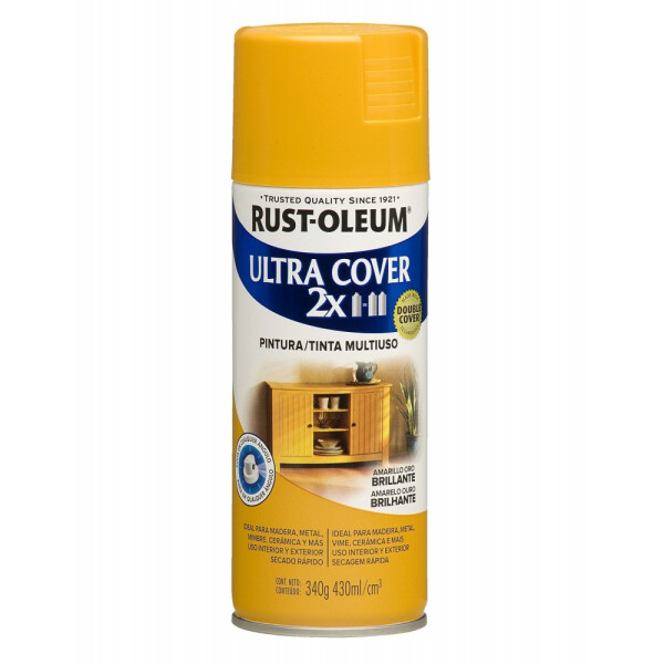 Esmalte en Aerosol Brillante 340g Rust-Oleum Amarillo Oro