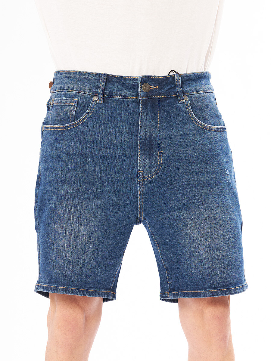 BERMUDA JEAN TRILLO RUSTY - Azul Oscuro 