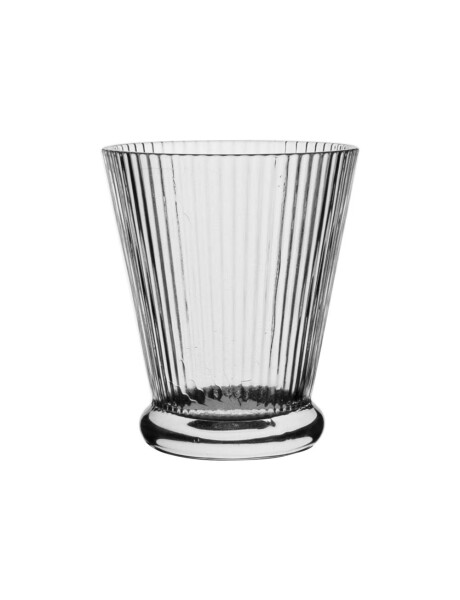 VASO DE AGUA DE VIDRIO 280ML INCOLORO ACANALADO VASO DE AGUA DE VIDRIO 280ML INCOLORO ACANALADO