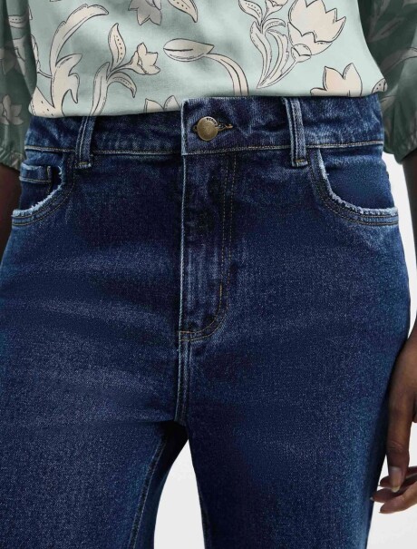 PANTALÓN RECTO AZUL