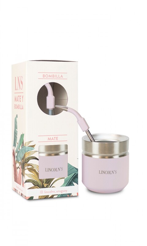 KIT MATE Y BOMBILLA ATOMIC ROSA PASTEL