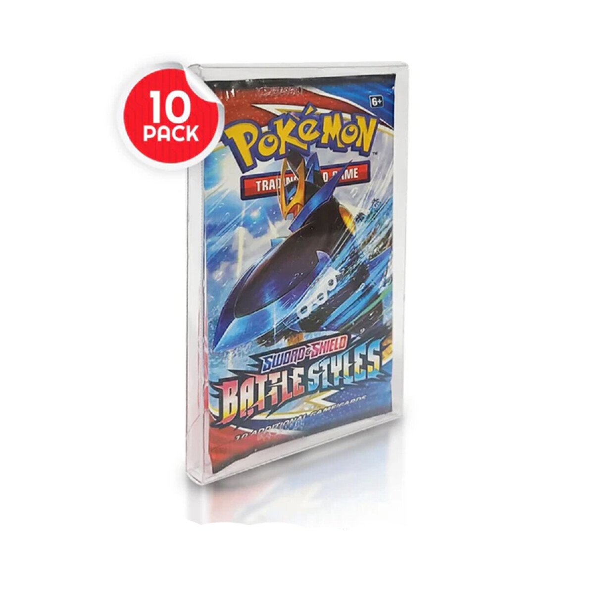 Protectores plasticos para boosters de Pokemon, Yu-Gi-Oh y Magic (Pack x10) *No incluye Boosters* 