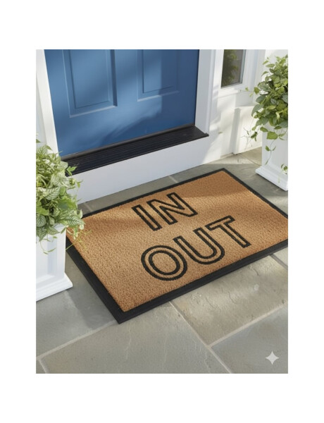 FELPUDO COCO/GOMA 40X60CM H.1CM IN OUT FELPUDO COCO/GOMA 40X60CM H.1CM IN OUT