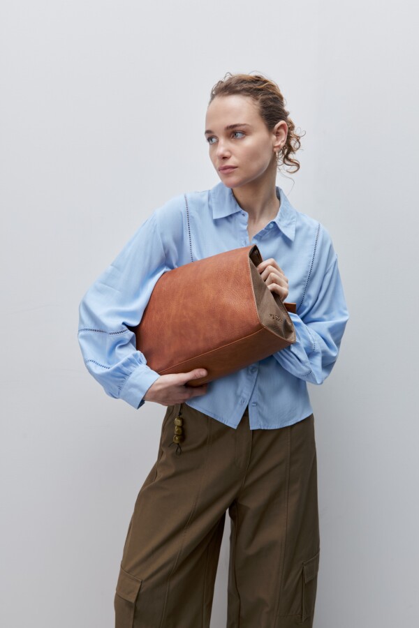 CAMISA YUKA Celeste