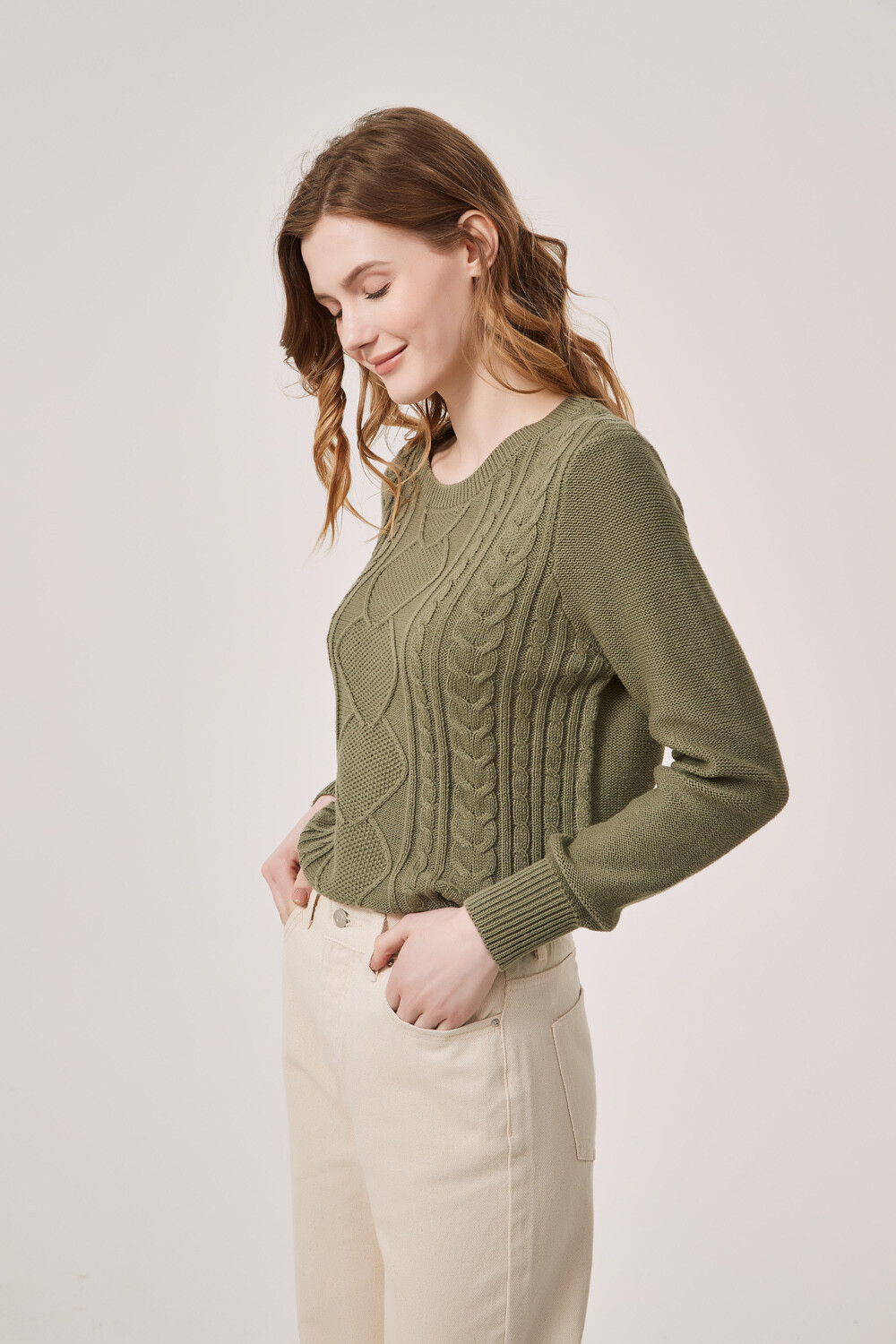 Sweater Aspasia Verde Seco