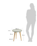 Mesa auxiliar Lucy Ø 40 cm Mesa auxiliar Lucy Ø 40 cm