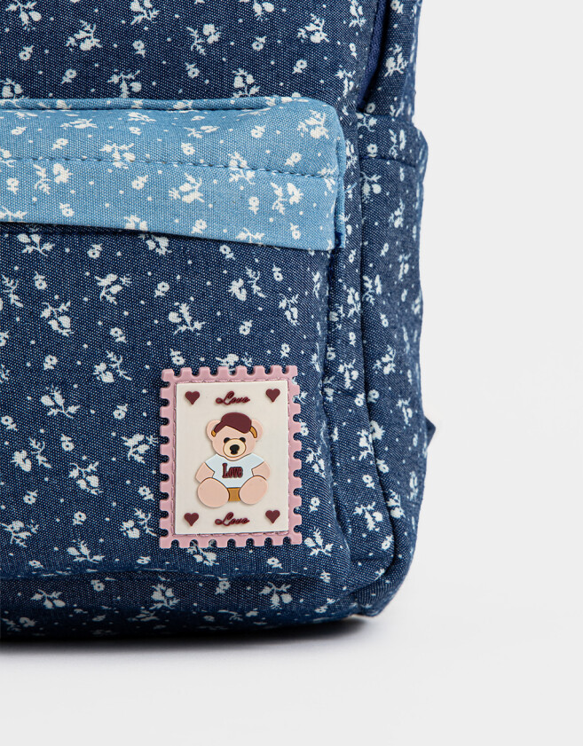 Mochilas y Carteras Infantiles Mochila Denim Teddy - Azul Gastado