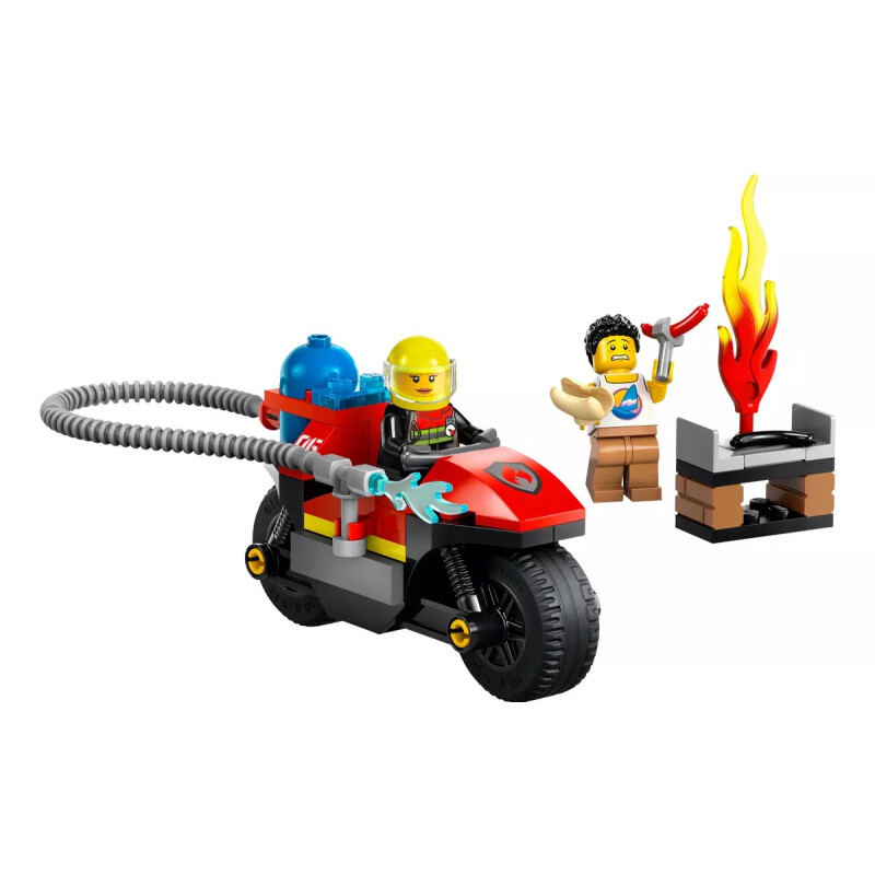 Lego City 60410 Moto De Rescate De Bomberos Lego City 60410 Moto De Rescate De Bomberos