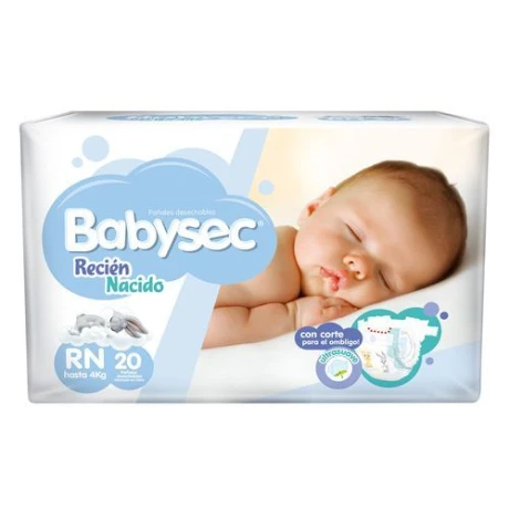 PAÑAL BABYSEC RECIEN NACIDOS 20 UNIDADES PAÑAL BABYSEC RECIEN NACIDOS 20 UNIDADES